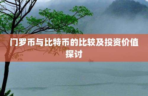 门罗币与比特币的比较及投资价值探讨