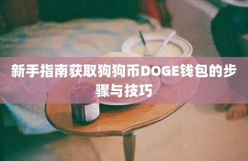 新手指南获取狗狗币DOGE钱包的步骤与技巧