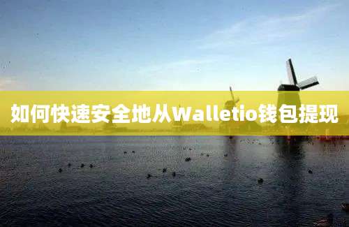 如何快速安全地从Walletio钱包提现