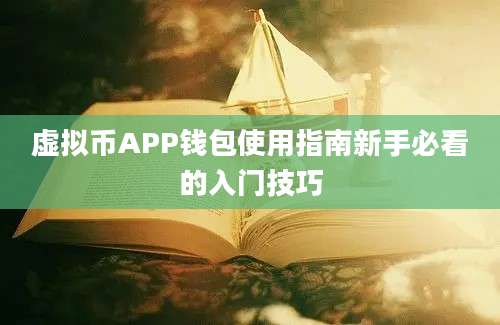 虚拟币APP钱包使用指南新手必看的入门技巧