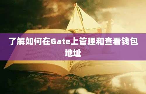 了解如何在Gate上管理和查看钱包地址