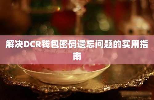 解决DCR钱包密码遗忘问题的实用指南