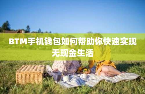 BTM手机钱包如何帮助你快速实现无现金生活