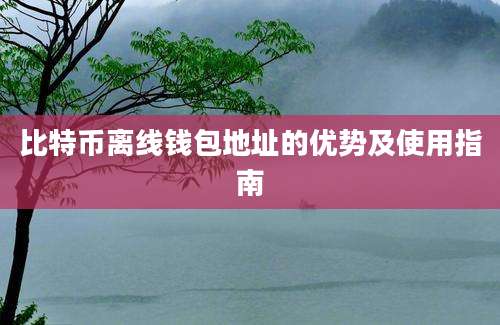 比特币离线钱包地址的优势及使用指南