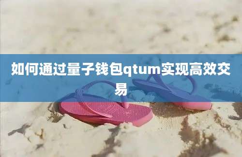 如何通过量子钱包qtum实现高效交易