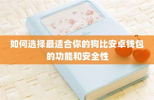 如何选择最适合你的狗比安卓钱包的功能和安全性