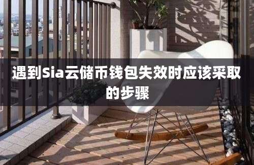 遇到Sia云储币钱包失效时应该采取的步骤