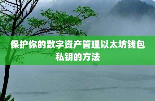 保护你的数字资产管理以太坊钱包私钥的方法