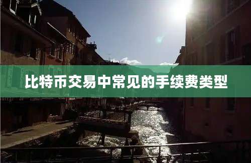 比特币交易中常见的手续费类型