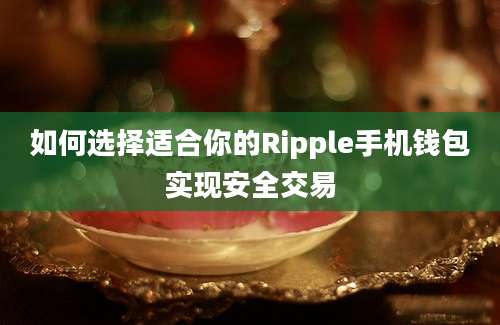 如何选择适合你的Ripple手机钱包实现安全交易