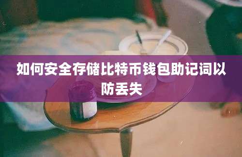 如何安全存储比特币钱包助记词以防丢失